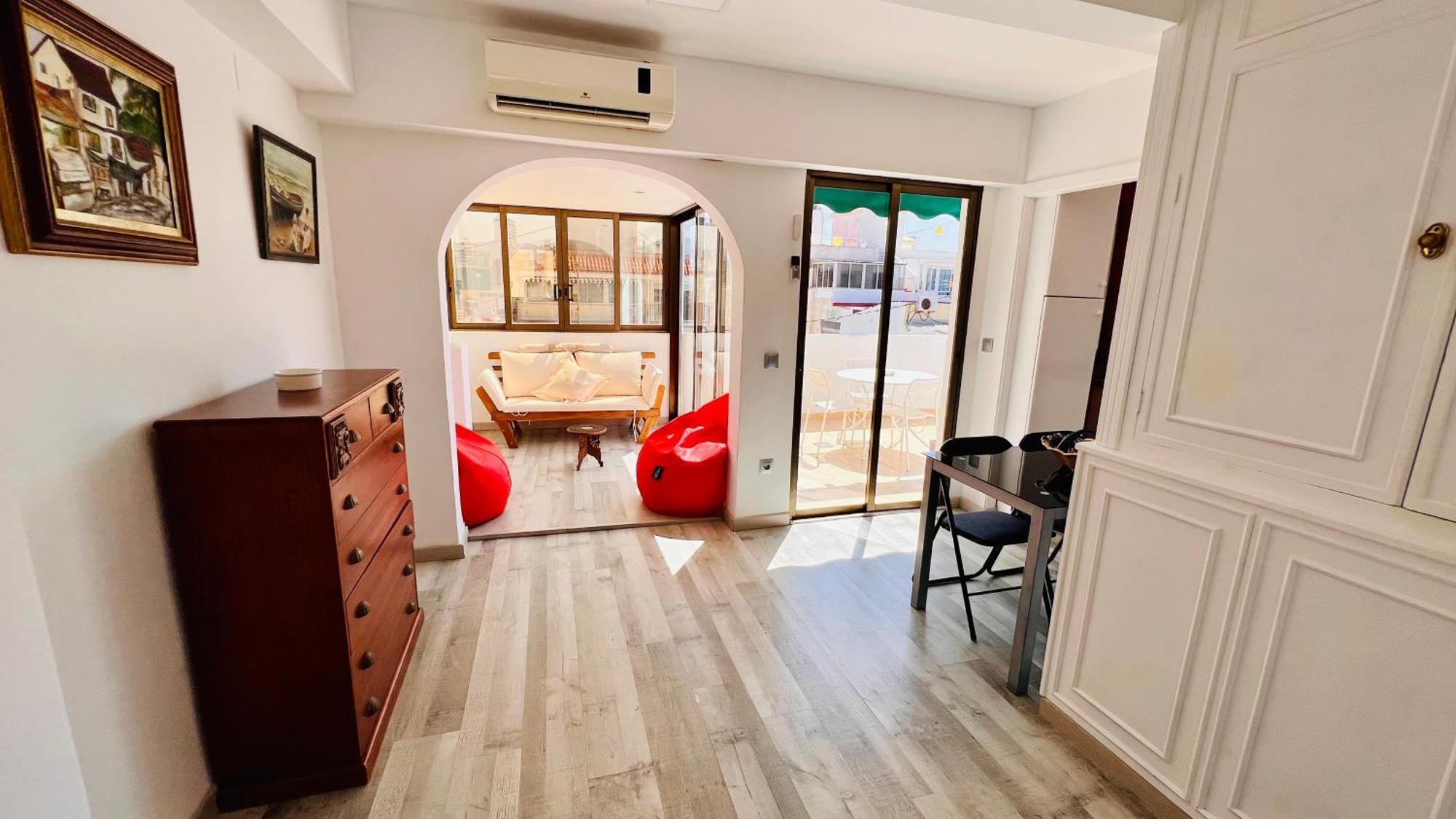 Ferienwohnung Atico Con Vistas En El Casco Antiguo De Benidorm Exterior foto